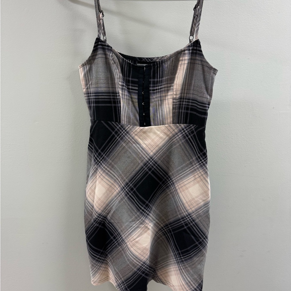 Urban Outfitters Plaid Mini Dress